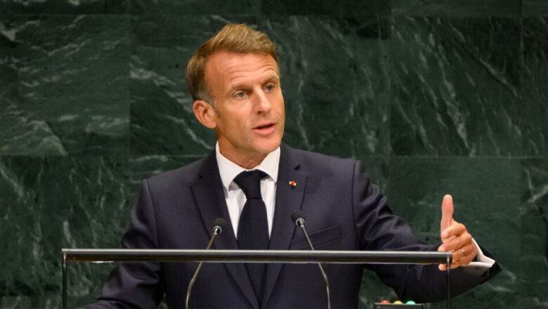 Fransa Cumhurbaşkanı Macron’dan BM Kürsüsünde Gazze Çıkışı