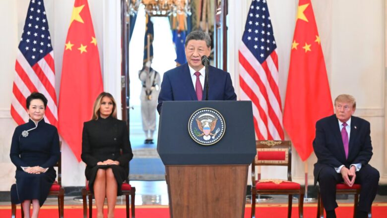Çin Devlet Başkanı Şi Cinping İle ABD Başkanı Donald Trump Beyaz Saray’da Görüştü