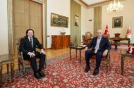 TBMM Başkanı Numan Kurtulmuş Kuzey Makedonyalı Bakanı Kabul Etti