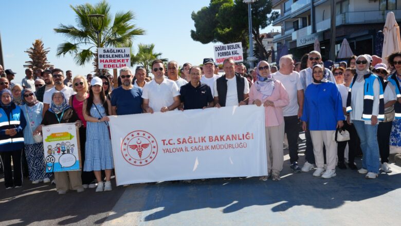 Yalova’da Halk Sağlığı Haftası Kapsamında Sağlık Yürüyüşü Yapıldı