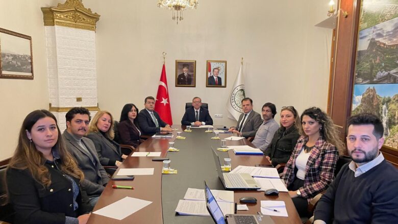  Vali Ziya Polat Başkanlığında KAFKAS Projesi Değerlendirme Toplantısı Yapıldı