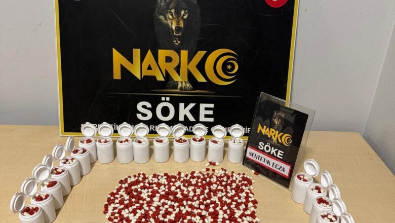  Aydın’da Narkotik Operasyonu: 2 Bin 55 Sentetik Ecza Ele Geçirildi