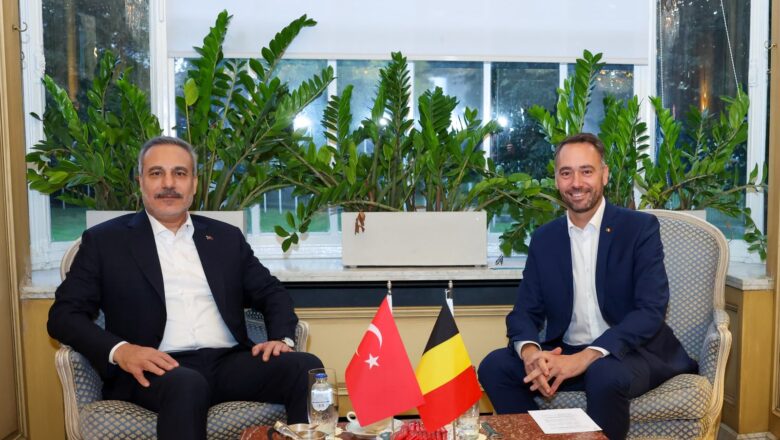  Bakan Fidan Brüksel’de Belçikalı Mevkidaşı İle Görüştü
