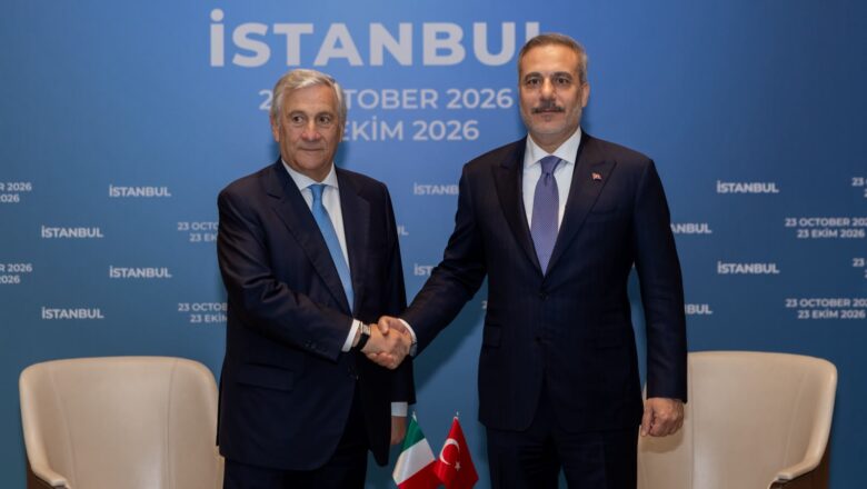 Bakan Fidan, İtalyan Mevkidaşı Tajani ile İstanbul’da Görüştü