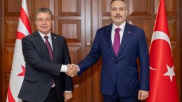 Dışişleri Bakanı Hakan Fidan, KKTC Başbakanı Ünal Üstel İle Görüştü
