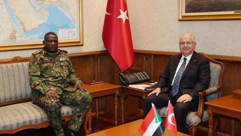  Milli Savunma Bakanı Güler, Sudan Kara Kuvvetleri Komutanı Alneil’i Kabul Etti