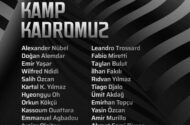 Beşiktaş’ın Hoffenheim Deplasmanı Kamp Kadrosu Belli Oldu