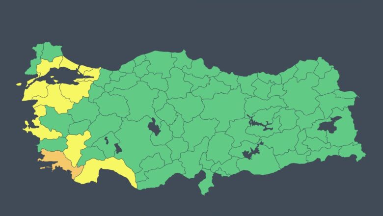 Bakanlıktan Sağanak ve Sel Uyarısı: Birçok İlde Turuncu ve Sarı Alarm
