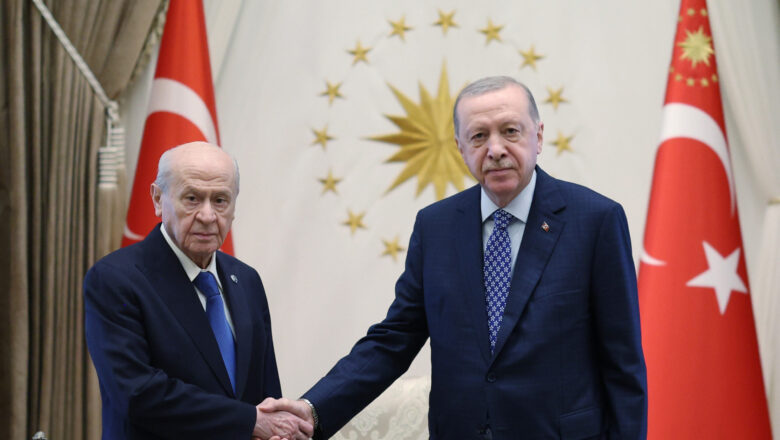 Cumhurbaşkanı Erdoğan İle MHP Lideri Bahçeli Bir Araya Geldi