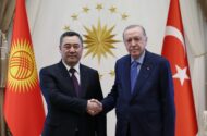 Cumhurbaşkanı Erdoğan, Kırgızistan Cumhurbaşkanı Caparov İle Görüştü