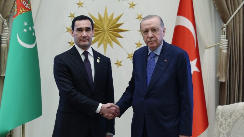 Cumhurbaşkanı Erdoğan, Türkmenistan Devlet Başkanı Berdimuhammedov İle Görüştü