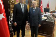 MHP Lideri Devlet Bahçeli TFF Başkanı Hacıosmanoğlu İle Görüştü