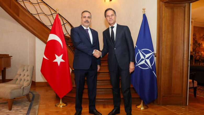 Bakan Fidan Brüksel’de NATO Genel Sekreteri Rutte İle Görüştü