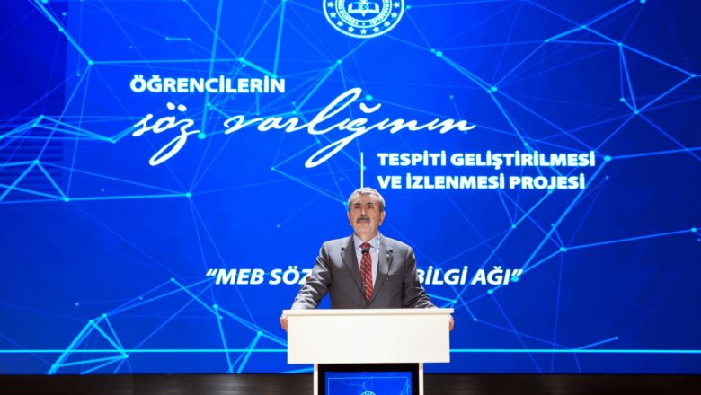  Bakan Tekin: Öğrencilerimizin Söz Varlığını Zenginleştirmeyi Hedefliyoruz