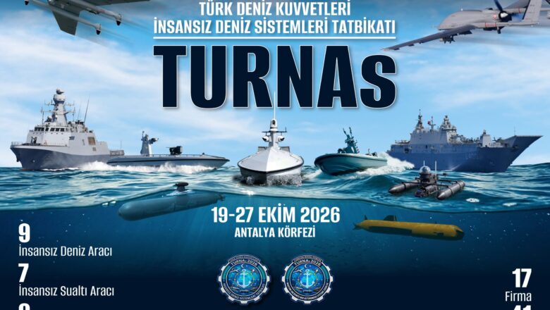 Akdeniz’de TURNAs-2026 İnsansız Deniz Sistemleri Tatbikatı Başladı