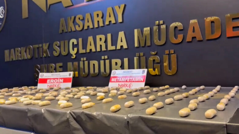  Aksaray’da Kuryelerin Midesinden 155 Parça Uyuşturucu Çıktı