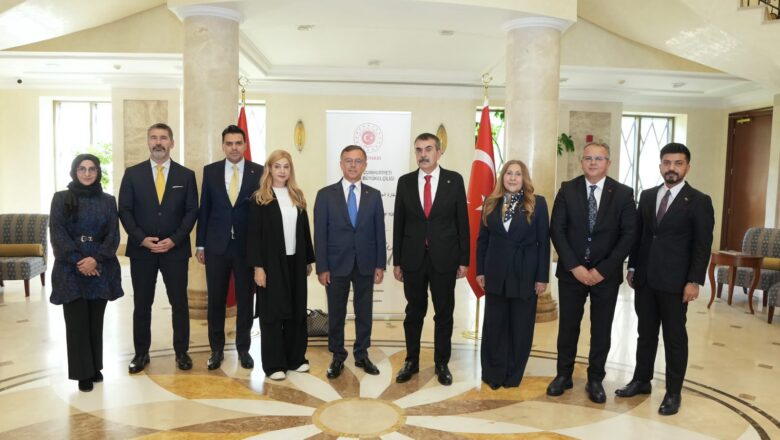 Bakan Tekin Abu Dabi’de Temaslarda Bulundu