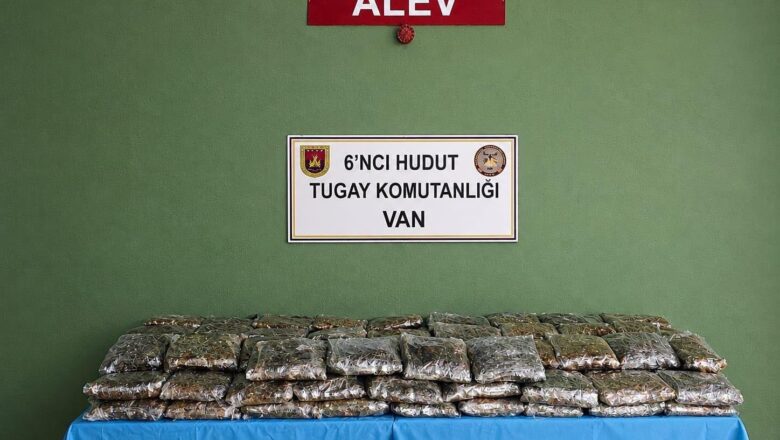 Van Sınır Hattında Dev Uyuşturucu Operasyonu