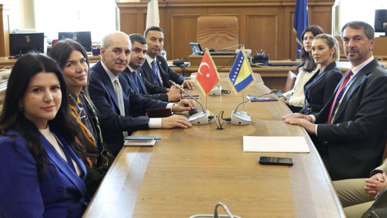 TBMM Başkanı Kurtulmuş, Bosna Hersek Temsilciler Meclisi Başkan Yardımcısı Çavara İle Görüştü