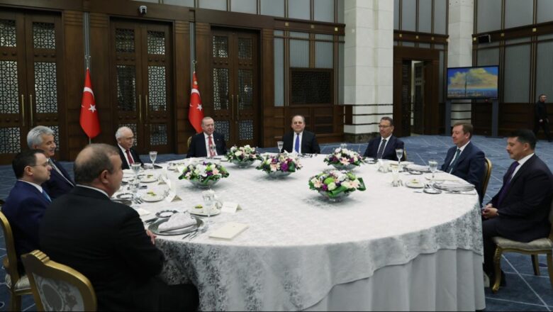 Cumhurbaşkanı Erdoğan, Yüksek Mahkeme Başkanlarıyla Yemekte Buluştu