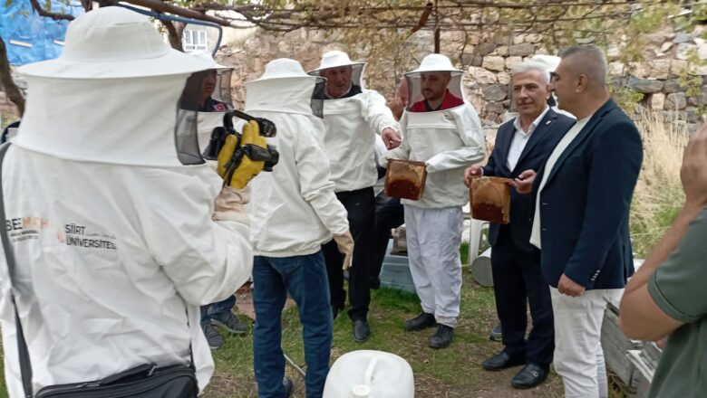 Siirt’in Baykan İlçesinde Bal Hasadı Gerçekleştirildi